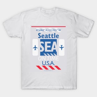 SEA aviation code T-Shirt
